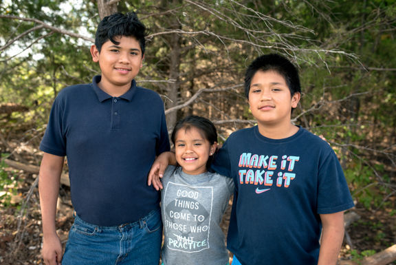 Leonardo (Leo), Famela (Ella) and Noah